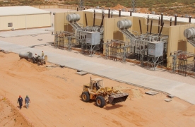 Scuds to Kilovolts: This 300kv substation outside Tripoli, once the site of a Scud missile factory, will help link the North African and European power grids